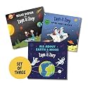 Space Adventure Kids Books Set of 3 (Rockets, Solar System, Earth Moon) - STEM Science Picture Books for Kids Ages 4-9 - Educational Learning | Zayn and Zoey
