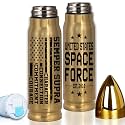 Space Force Gifts, Patriotic Tumbler, 17Oz Water Bottle with American Flag Style, Space Force Tumbler, American Flag Style Insulated Drinkware Gifts for Men, Dad, Husband, Grandpa, Veteran