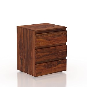 Space Galaxy Sheesham Wood Bedside Table for