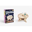 Space Orrery Sun-Earth-Moon System Wooden STEM Science