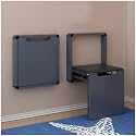 Space-Saving Wall-Mounted Folding Shoe Stool Bench, Invisible Drop-Leaf Design for Entryway, Safe and Stylish Porch nizer