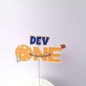 Space Theme 1st Birthday Cake Topper for Kids Birthday Cake