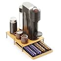 SpaceAid Bamboo Coffee Pod Holder Drawer Storage Compatible with Nespresso Vertuo Capsules, Coffee Station Accessories Holder Organizer Tray Compatible with 40 Big or 56 Small Pods, Natural