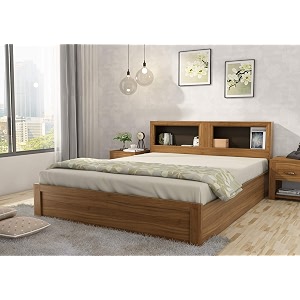 Spacewood Blaze Queen Bed Queen Size