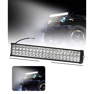 40 led bar light led fog light for carsbikescooty 21 inch white