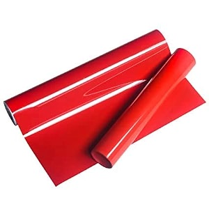 heat transfer vinyl roll for t-shirt htv film compatible with all cutting machines red-2434x7234