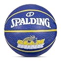 Spalding 8 Panel Slamdunk Rubber Moulded Indoor/Outdoor Basketball with Butyl Bladder, Blue, Size: 5 (Suitable for Practice/Match/Training) + Free Air Needle