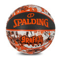 SPALDING GRAFFITI 8 Panel Rubber Moulded Butyl Bladder Sports Ball Indoor/Outdoor Match Basketball - Size: 7