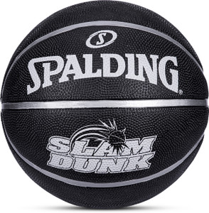 spalding slamdunk professional match ball rubber moulded butyl bladder indooroutdoor basketball - size 6