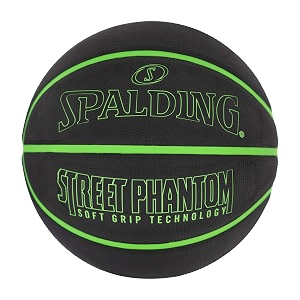 spalding street phantom rubber moulded indooroutdoor basketball with butyl bladder  free air pin