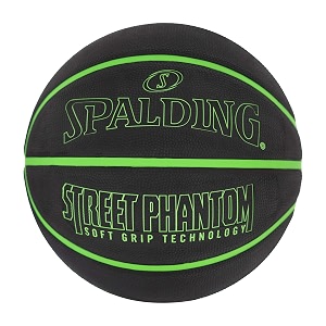 spalding street phantom rubber moulded indooroutdoor basketball with butyl bladder  free air pin