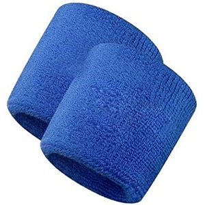 spanco 1 pair cotton material wristband for all sports gym workout yoga amp fitness
