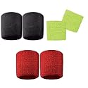 Spanco 3 Pair Cotton Material Wristband for All Sports,Gym,Workout,Yoga &amp; Fitness