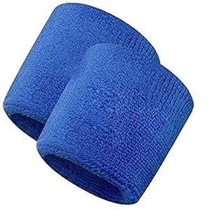 spanco cotton sweat band blue