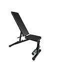 SPANCO Heavy Duty Ajustable Excercise Bench (Incline/Decline/Flat) Weightlifting Bench (75 kg Holding Capacity)/ Utility Exercise Bench for Weight Strength Training for Full Body Workout &amp; Home Gym