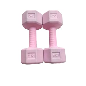 spanco pvc fragrance dumbbells pack of 2 for home gym equipment gym exercisehome workout  fitness kitdumbbells weights for whole body workout