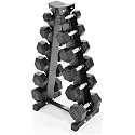 SPANCO Weight Plates Storage Rack, Plate Stand and bar Holder, Weight Plate Rack with Barbell Holders, Weight Plate Organizer Compact Exercise Equipment Storage Rack
