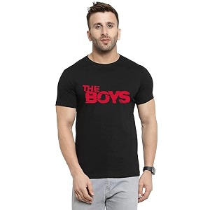 Mens Cotton Printed T-Shirt The Boys