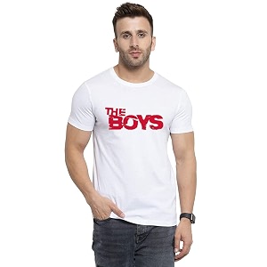 Mens Cotton Printed T-Shirt The Boys
