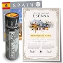 Spanish Premium Gifts for Women an Men | Real Piece of Spain | Spanish Themed Gifts | Personalised Certificate | Madrid Gift Ideas | Unique Gift ideas | Regalo Espana