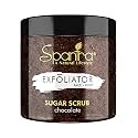 Spantra Chocolate Sugar Scrub | Face &amp; Body Scrub | Tan Removal | Body Polishing | Natural Essential Oil Enriched for Moisturizing &amp; Nourishing Skin | Suitable for All Skin Types | 125gm (Pack of 1)
