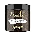 Spantra Coffee Caffeine Sugar Scrub | Face &amp; Body Scrub | Tan Removal | Body Polishing | Natural Essential Oil Enriched for Moisturizing &amp; Nourishing Skin | Suitable for All Skin Types | 125gm (Pack of 1)