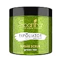 Spantra Green Sugar Scrub | Face & Body Scrub | Tan Removal | Body Polishing | Natural Essential Oil Enriched for Moisturizing & Nourishing Skin | Suitable for All Skin Types | 125gm (Pack of 1)