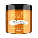 Spantra Mango Sugar Scrub | Face &amp; Body Scrub | Tan Removal | Body Polishing | Natural Essential Oil Enriched for Moisturizing &amp; Nourishing Skin | Suitable for All Skin Types | 125gm (Pack of 1)