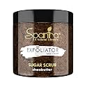 Spantra Sheabutter Sugar Scrub | Face &amp; Body Scrub | Tan Removal | Body Polishing | Natural Essential Oil Enriched for Moisturizing &amp; Nourishing Skin | Suitable for All Skin Types | 125gm (Pack of 1)