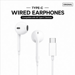 SPARENTERPRISES earpods usb-c Wired Headset White In