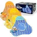 Spargos Urinal Screen Deodorizer, 24 Pack Blue Yellow Orange