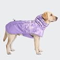 Spark Paws Dog Raincoat - Waterproof Rain Jacket w/Hood, Full Coverage