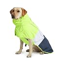Spark Paws Dog Raincoat - Waterproof Rain Jacket w/Hood, Full Coverage