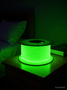 spark world 1200 leds 10 m green steady strip rice lights