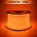 spark world 1200 LEDs 10 m Orange Steady Strip Rice Lights (Pack of 1)
