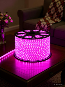 spark world 1200 leds 15 m pink steady strip rice lights