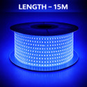 spark world 1200 LEDs 15 m Blue Steady Strip Rice Lights (Pack of 1)