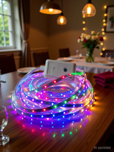 spark world 1200 leds 5 m multicolor steady strip rice lights