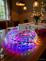 spark world 1200 LEDs 5 m Multicolor Steady Strip Rice Lights
