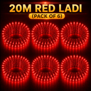 spark world 74 leds 20 m red steady bulb rice lights