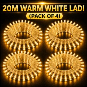 spark world 74 leds 20 m yellow steady bulb rice lights