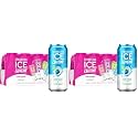 Sparkling Ice Caffeine Variety Pack,Flavored Sparkling Water,Zero Sugar,with Vitamins and Antioxidants,16 fl oz,(Citrus Twist,Black Raspberry,Blue Raspberry,Strawberry Citrus),(Pack of 24)