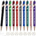 Sparklove Custom Pens Personalized Bulk with Text &amp; Logo, Double-Sided Engraved Metal Customized Pens for Business, Graduation Gifts &amp; Party Events, Fine Point Smooth Writing with Stylus