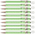 Sparklove Personalized Pens Bulk, Custom Pens with Name/Logo, Customized Black Ink Ballpoint Gifts, Engraved Pen with Stylus, Ideal for Business, Wedding, Birthday, Women, Men Office Metal Pen