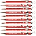 Sparklove Personalized Pens Bulk, Custom Pens with Name/Logo, Customized Black Ink Ballpoint Gifts, Engraved Pen with Stylus, Ideal for Business, Wedding, Birthday, Women, Men Office Metal Pen