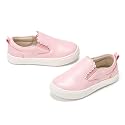 Sparkly Sneakers for Girls 3-12 Years Slip-On Comfort Fit Casual Princess Shoes