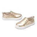 Sparkly Sneakers for Girls 3-12 Years Slip-On Comfort Fit Casual Princess Shoes