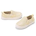 Sparkly Sneakers for Girls 3-12 Years Slip-On Comfort Fit Casual Princess Shoes