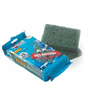 sparkmate by crystal scrub pad with alox set of 3 75cm x 10cm