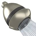 SparkPod High Pressure Shower Head, 3 Inch Fixed Showerhead, Brushed Nickel